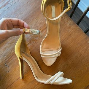 Schutz Strappy Heels, 7.5